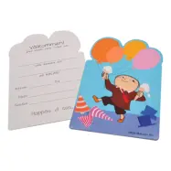 Inbjudningskort Alfons Åberg - 10-pack