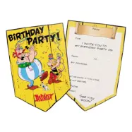 Inbjudningskort Asterix - 8-pack