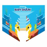 Inbjudningskort Baby Shark - 8-pack