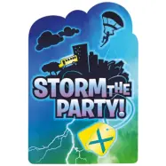 Inbjudningskort Battle Royal 8-pack