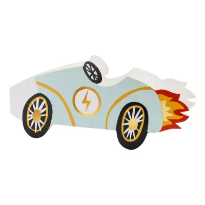 Inbjudningskort Bil - 6-pack