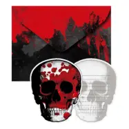 Inbjudningskort Dödskallar - 8-pack