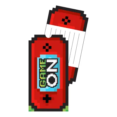 Inbjudningskort Gaming Party - 8-pack