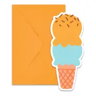 Inbjudningskort Glass - 6-pack