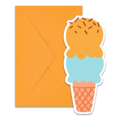 Inbjudningskort Glass - 6-pack