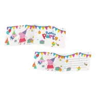 Inbjudningskort Greta Gris™ Peppa’s Party - 6-pack