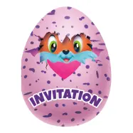 Inbjudningskort Hatchimals - 8-pack