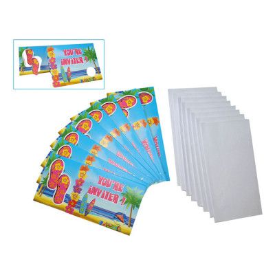 Inbjudningskort Hawaii - 8-pack