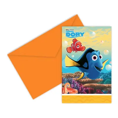 Inbjudningskort Hitta Doris - 6-pack