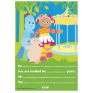 Inbjudningskort i drömmarnas trädgård 20-pack