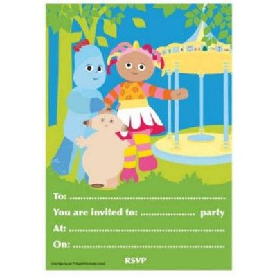 Inbjudningskort i drömmarnas trädgård 20-pack