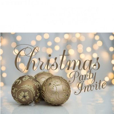 Inbjudningskort julfest 8-pack - ornament