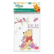 Inbjudningskort Kalas Nalle Puh - 8-pack