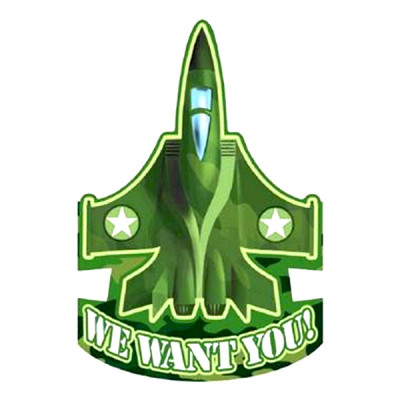 Inbjudningskort Kamouflage - 8-pack