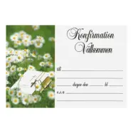 Inbjudningskort Konfirmation - 6-pack