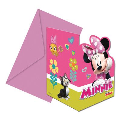 Inbjudningskort Mimmi Pigg Kontur - 6-pack