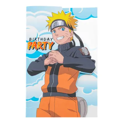 Inbjudningskort Naruto Shippuden - 8-pack