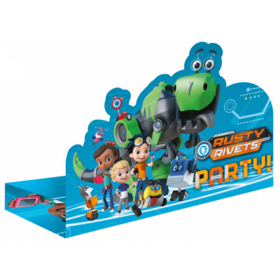 Inbjudningskort Rusty Rivets 8-pack