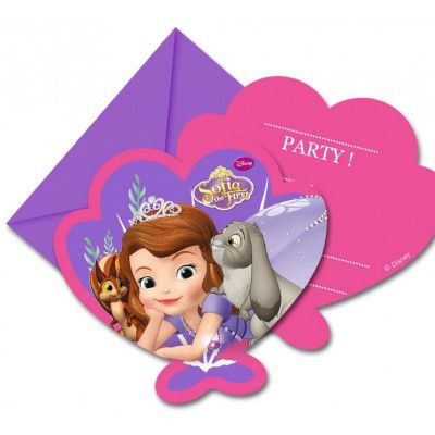 Inbjudningskort Sofia den första 6-pack