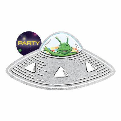 Inbjudningskort Space Party - 8-pack