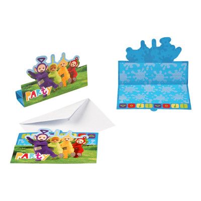 Inbjudningskort Teletubbies - 8-pack