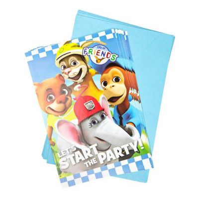 Inbjudningskort Vännernas Stad - 6-pack