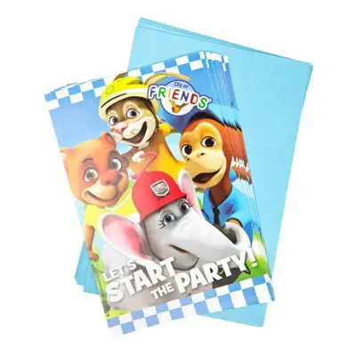 Inbjudningskort Vännernas Stad - 6-pack