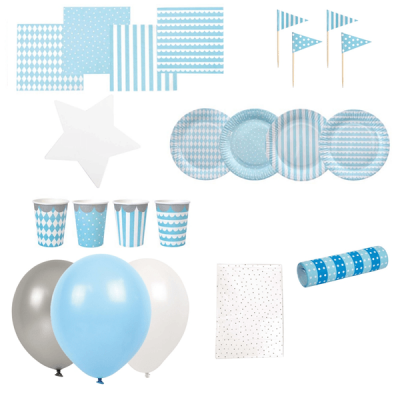 Jabadabado, Partypaket Stor Ljusblått