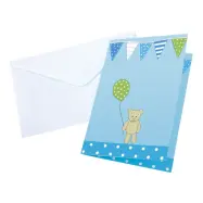 Kalas Inbjudningskort Blå