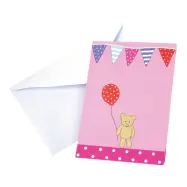 Kalas Inbjudningskort Rosa