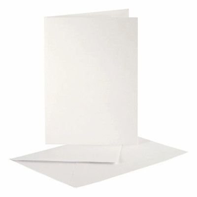 Pärlemorskort med Kuvert Krämvit - 10-pack