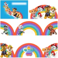 Paw Patrol Inbjudningskort&Kuvert 8-pack