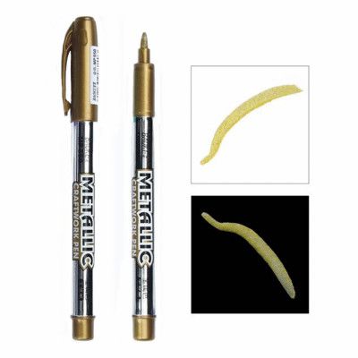 Permanenta Märkpennor Guld - 2-pack