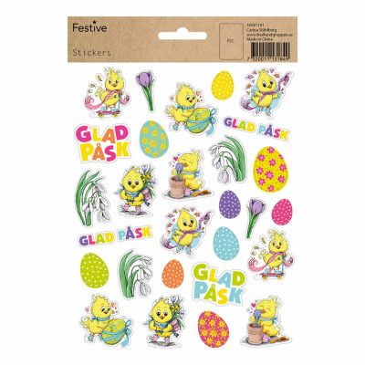 Stickers Kycklingar Påsk