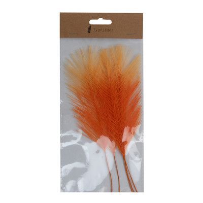 Tygfjädrar Orange - 5-pack