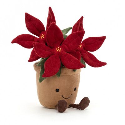 Jellycat - Amuseable Poinsettia - Julstjärna