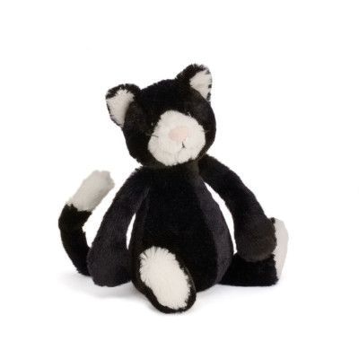 Jellycat, Bashful Black&White Kitten 18 cm