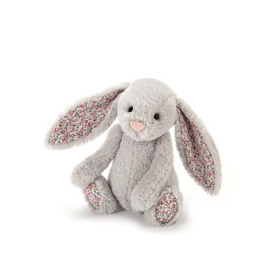 Jellycat, Bashful Blossom Silver Bunny 13 cm