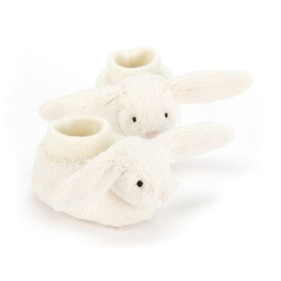 Jellycat, Bashful - Cream Bunny Booties 0-6 mån