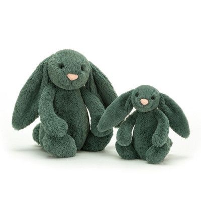 Jellycat Bashful Kanin Medium (Grön)