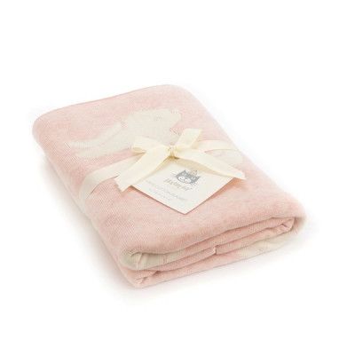 Jellycat, Bashful - Pink Bunny Blanket
