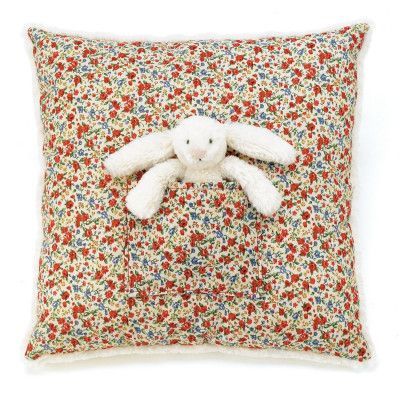 Jellycat, Blossom Bashful Vit Kanin Kudde 27x27 cm