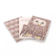 Jellycat, Don't Give a Hoot - Notebooks