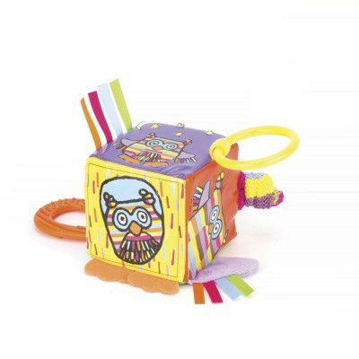 Jellycat, Hoot Owl Teether Cube