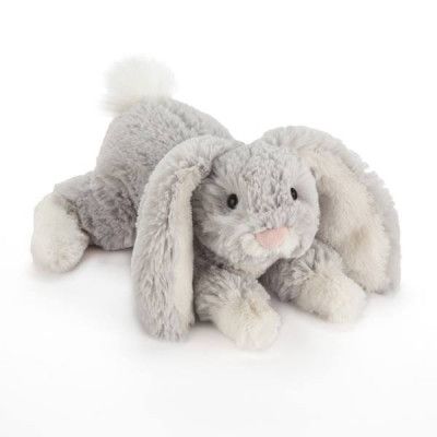 Jellycat, Loppy Silver Bunny 21 cm