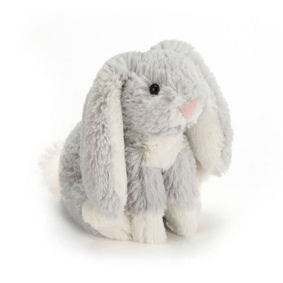 Jellycat, Loppy Silver Bunny - Medium
