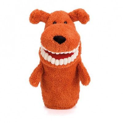Jellycat, Toothy Mutt Hand Puppet