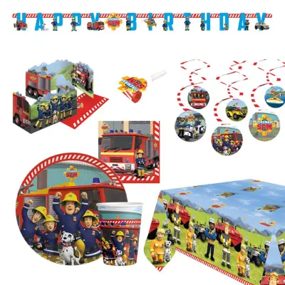 Kalaspaket Brandman Sam - 8 personer