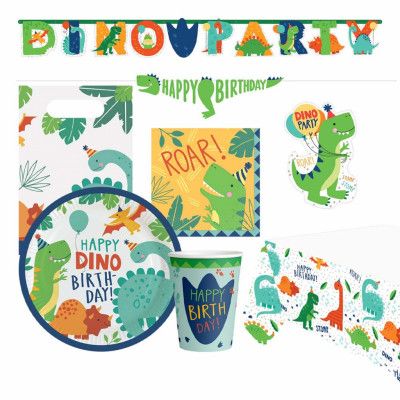 Kalaspaket Dino Party - 8 personer