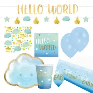 Kalaspaket Hello World Blå - 8 personer